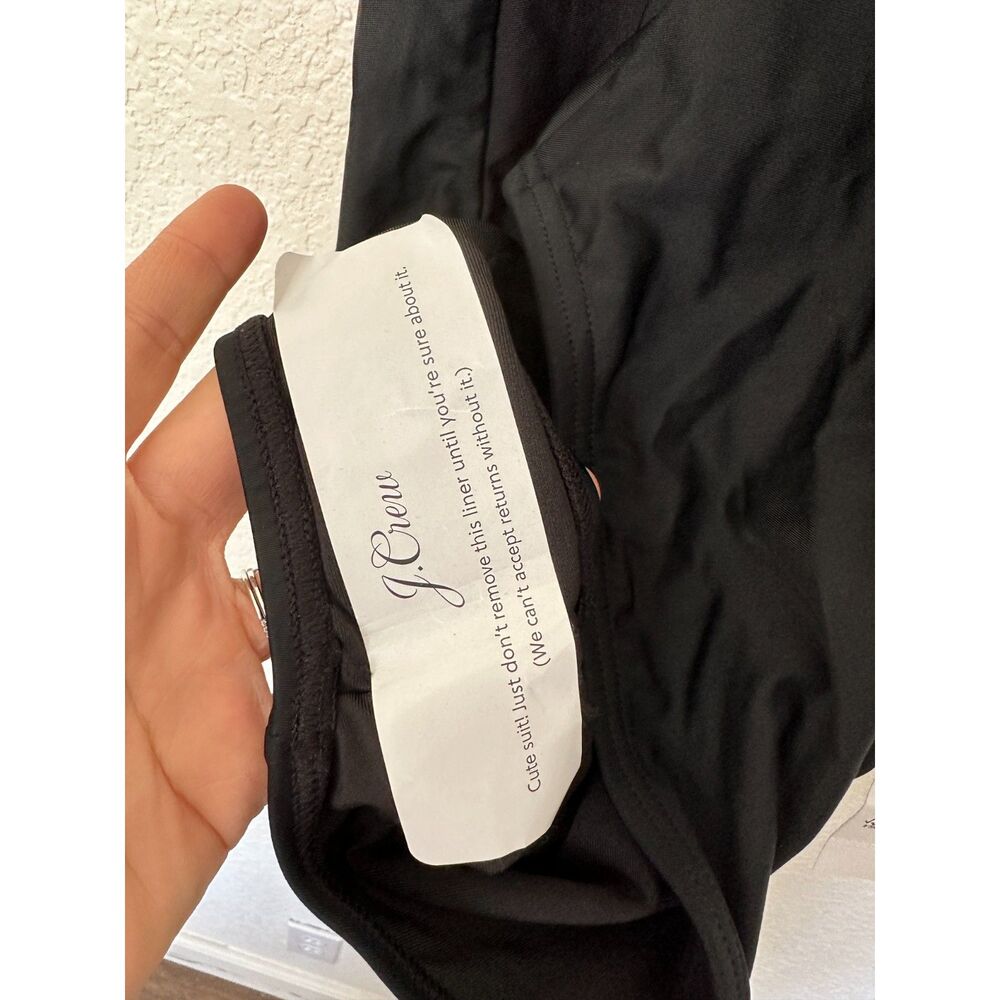 J. Crew NWT Black Womens Size 18 One Piece Swimsuit - Picture 9 of 9